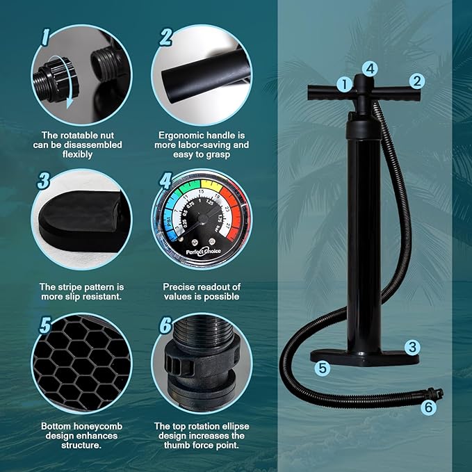 FunWater Inflatable Stand Up Paddle Board 10'/10'6"/11'/11'6" Paddle Board for Adults & Youth, Paddleboards Inflatable with Premium SUP Accessories, Wide Stable, Non-Slip Comfort Deck