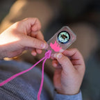 Big Discoveries Wildlife Compass for Kids - Children's Compasses for Camping, Hiking, and Exploring | Break-Away Neon Lanyard