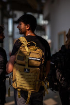 AMERICANPHOENIX 45L Elite Tactical Backpack | 3X Stronger Work & Military Backpack | Water Resistant and Heavy Duty | 3 Day MOLLE Bug Out Bag (Dune Brown)