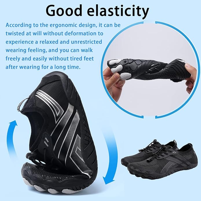Water Shoes Mens Women Barefoot Shoes Quick Dry Aqua Outdoor Sports for Swim Pool Beach Surf Walk Water Yoga River Lake Hiking Kayaking