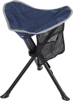 REDCAMP Folding Camping Chair for Spectator Portable, Lightweight 3 Legged Tripod Camping Stools for Adults Fishing Backpacking Hunting, 17 Inch Tall, Blue