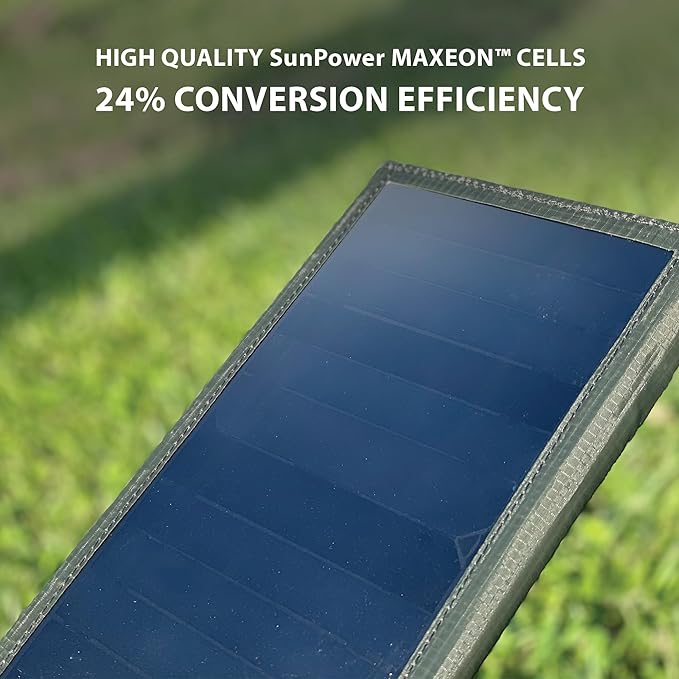 ELECOM NESTOUT 2-Panel Solar Panel Charger + 10000mAh Outdoor Power Bank (Black)