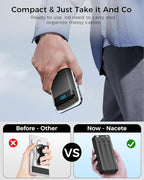 Portable Charger 40000mAh Power Bank - PD 22.5W Fast Charging Battery Pack, Built-in Cable Phone Charger 4 Output 3 Input, Compatible with iPhone 16 15 14 13 Android Samsung, Travel Camping Essential