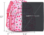 mibasies Toddler Backpack for Girls 2-4: Cute Kids Backpacks for Girls - Preschool Kindergarten Backpack - Cherry Pink