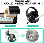 40oz Insulated Water Bottles with Straw and Paracord Handle, Metal Flask Bottle Keep Cold for Cold-48H Hot-24H, Double Vacuum Travel Thermo Mug with Carrying Pouch for Sports Hiking Cycling Running