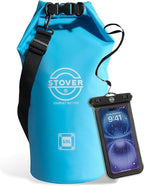 STOVER 5/10/25/30/40/55L Waterproof Backpack- Floating Dry Bag for Kayaking, Travel, Beach, Hiking, & Camping, Men/Women