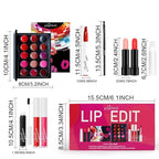 FantasyDay All in One Makeup Kit for Women Full Kit Girls Makeup Gift Sets Xmas Essential Bundle Include Eyeshadow Palette Lipstick Blush Concealer Eyeliner Mascara Foundation Brush Eyebrow Pencil