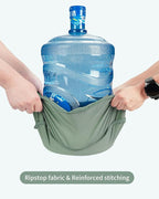 ECOHUB 5 Set Compression Packing Cubes for Suitcases Organiser Bags Set Travel Essentials with Shoe Bags for Travel Tear-resistant Travel Accessories with ID Tag Expandable Packing Bags(Green)