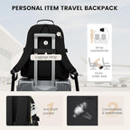 LOVEVOOK Lunch Backpack with Lunch Compartment,17 Inch Laptop Work Travel Insulated Cooler Backpack Purse, Waterproof College Teacher Lunch Bag Box with Tumbler Holder,Gifts for Men Women,Dark blue