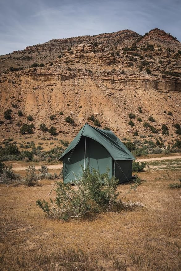 WHITEDUCK Rover Canvas Scout Tent, Waterproof, 4 Season Luxury Outdoor Camping and Glamping Yurt Tent