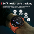 SUUNTO Run Sports Watch, 1.32" AMOLED Touchscreen w/Crown Button, 12D Battery Life, Dualband Accurate GPS, Wrist Heart-Rate & Sleep Health Tracking, 35g Lightweight & 4GB Offline Music, Coral Orange