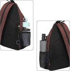 MOSISO Sling Backpack Travel Hiking Daypack, Crossbody Convertible Sling Bag with Front Pocket One Shoulder Chest Bag