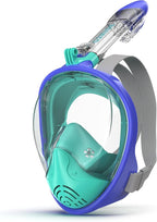 G2RISE Full Face Snorkel Mask Adults Snorkeling Set Gear for Kids with Detachable Camera Mount, Safe Breathing, Anti Fog Anti Leak