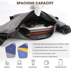 Crossbody Travel Bags for Women, New Theft Proof Safe Slim Sling Travel Purses, Personal Flex Shoulder Bag for Men Women