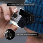 FLEXTAILGEAR Ultra Lightweight Headlamp, 600 Lumen USB-C Rechargeable Headlamp with White Red Light, Adjustable Headband, for Camping, Back Packing, Hiking and Fishing