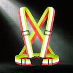 High Visibility Reflective Vest Safety Vest Running Reflective Gear Adjustable Reflective Vest for Walking,Jogging,Hiking,Night Cycling