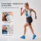 Waterproof Running Vest, 5.5L Breathable Running Hydration Vest with 1.5L Water Bladder, Water Vest for Hiking, Trail Marathon Race, Ideal for Women and Men