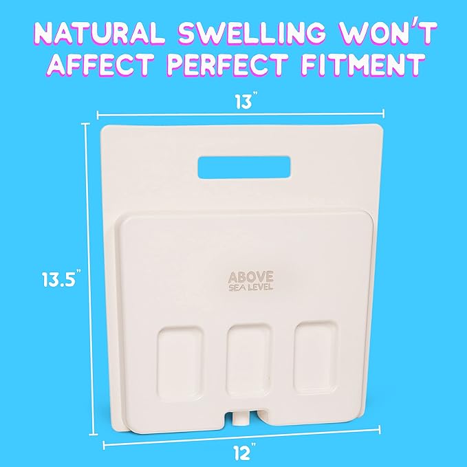 Ice Pack Divider for YETI Coolers - Four Sizes to Fit The YETI Tundra Haul, 35, 45, 65, Roadie 48, 60 - YETI Cooler Accessories - Freezable YETI Accessories