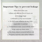 RAPTAVIS Inflatable Sofa Bed for Camping, Pool Float Couch Outdoor Mattress Bed with Armrest, Full Size