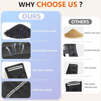 FUFF Weighted vest woman - 5lb/10lb/12lb/15lb/20lb/25lb/30lb Weights with Reflective Stripe, Weighted Vest for Men Women Strength Training Running Walking Jogging