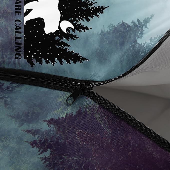 Sleeping Bags for Adults Youth Kids,3D Printing Camping Sleeping Bag for Girls Boys Lightweight Waterproof Cold/Warm Weather Sleeping Bag for 3 Seasons