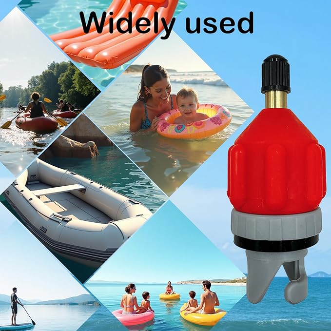 3pcs Sup Paddle Board Inflator Air Pump Adapter Adaptor Attachments for Inflatables Kayaks Boats Stand Up Paddleboard Valve Connector Accessories
