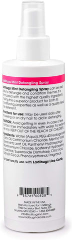 Detangler Spray 8oz | Best Kids Hair Detangling | Leave-in Conditioner & Head Lice Deterrent | Natural, Sulfate-free, Made in the USA