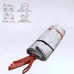 Emergency Battery Blankets for Car,Fiberglass Fire Extinguisher Blanket,Survival Safety Fire Suppression Blanket for Electric/Fuel Vehicle Accidents with Carry Bag(13.12 * 19.7)