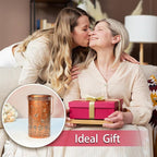 Bee Solar Lanterns Outdoor Waterproof Hanging Solar Lights Bee Gifts for Women Men Metal Honeybee Decorative LED Lanterns for Yard, Patio, Lawn, Tabletop, Pathway, Landscape, Garden Decor