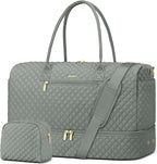Travel Bag Weekender Bags for Women - Carry on Overnight Bag with Shoe Compartment Duffle Bag with Laptop Pocket Hospital Bag for Labor Delivery Gym Tote Bag with Toiletry Bag Dark Green