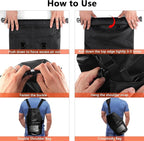 JXE JXO 15L Waterproof Faraday Dry Bag for Electronic Device Security | Military-Grade EMP & RFID Signal Blocking, Anti-Tracking & Hacking Protection, Data Privacy Shield for Mobile Devices