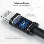 [ Apple MFi Certified ] iPhone Charger 3ft, Lightning to USB Cable 3 Feet, Fast Apple Charging Cable Cord 3 Foot for iPhone 14 Pro Max/13 Pro Max/12 Mini /11 Pro/11/XS/XR/8/7/6s/6/5S/iPad/Air.