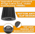 ALEVMOOM Upgraded XXL 19.7" Collapsible Stool, Heavy Duty Portable Folding Stool Max Load 1000 lbs, Retractable Telescoping Foldable Seat for Camping Fishing Hiking Travel BBQ