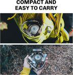 Fire-Maple FMS-125 PRO Gas Stove – Compact High-Powered Backpacking Stove with Wind-Resistant Flame, Stable Detachable Design, Electric Ignition – Lightweight & Durable for Camping & Hiking