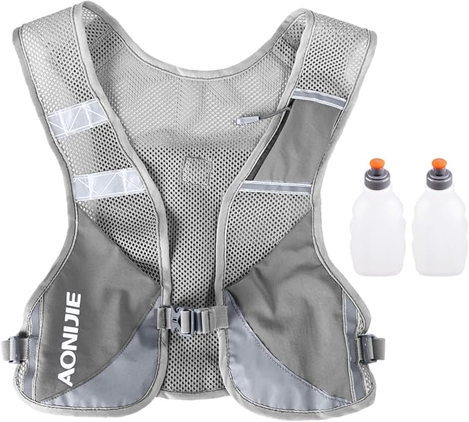 Azarxis Running Water Bottles Flask BPA Free Leakproof Hydration Vest Packs Waist Belt Replacement for Triathlon Marathon Hiking Cycling Climbing Runner