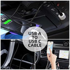 AHDFWI 3 Pack USB A to USB Type C Cable Fast Charging Cable for iPhone 16E 16 15 Pro Plus Pro Max for iPad Pro/Air 5th 4th Mini 6th Gen Charger Charging Cord, for MacBook Pro and More [10FT]