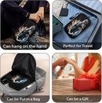 Racing Car Print Electronic Organizer Travel Organizer Bag Electronics Accessories Cases Storage Bag Waterproof for Cable USB SD Card Power Bank Earphone
