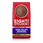 Eight O'Clock Coffee Dark Italian Espresso Ground Coffee, Medium Roast, 32 Ounce (Pack of 1) - Bold & Chocolaty