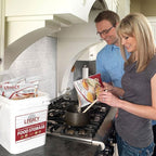 Legacy Food Storage 360 Serving Emergency Food Supply Bucket, 143,880 Total Calories, Shelf Stable Breakfast, Lunch & Dinner, 2-Month Supply, Freeze Dried Survival Meals for MRE Camping, Hiking, Prepping