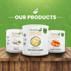Ready Harvest Dehydrated Food - Potato Flakes | Emergency Food | Instant Mashed Potatoes | #10 Can | 30-Year Shelf Life | Cans Filled to the Top