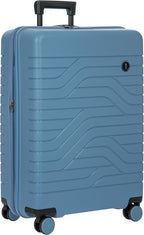 Bric's B|Y Ulisse Spinner Suitcase - 28" Inch Carry-On Luggage - Hard Exterior and TSA-Approved Lock - Grey Blue