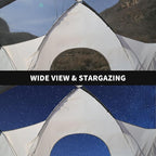 EchoSmile 10/12 Person Camping Tent Waterproof Windproof Tent with Rainfly Easy Set up for Outdoor Family Camping, Party