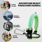 Insulated Water Bottle 24oz, Triple Wall Vacuum Stainless Steel (Cold for 48 Hrs, Hot for 24Hrs), Leak Proof & Non-BPA, 24oz Hydro Water Flask with Paracord Handle & Straw Spout Lids