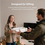 Autel Power Bank with 36W Solar Panel, 15,000mAh Portable Charger, Fast Charging LiFePO4 Battery Kit for Outdoor Camping, Hiking, Fishing, and Traveling (Elegant Gift Box)