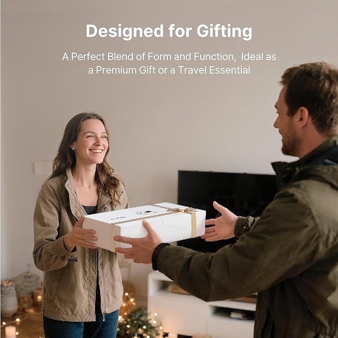 Autel Power Bank with 36W Solar Panel, 15,000mAh Portable Charger, Fast Charging LiFePO4 Battery Kit for Outdoor Camping, Hiking, Fishing, and Traveling (Elegant Gift Box)