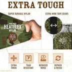 Emergency Sleeping Bag with Hood | Ultralight, Waterproof, Thermal Mylar Sleeping Bag Liner | Survival Bivy Space Blanket Bivey for Hiking, Backpacking, Earthquake, Camping, 72 Bug Out, Survival Kit