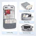 8 Set Compression Packing Cubes for Travel Essentials,Compressible Expandable Packing Cubes for Suitcase,OlarHike Luggage Organizer Bags for Travel,Handy Helper for Organizing Clothes(Gray)