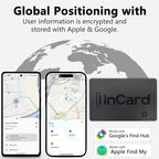 Wallet Tracker (Both iOS and Android) IP68 Bluetooth Smart Finder Card GPS Tracker for Bags Passport Works with Apple Find My (Apple MFi Certified) & Google Find My Device - Over 5 Year Battery Life