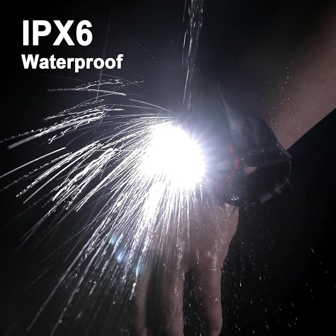 klarus HM1 2PCS IPX6 Waterproof Rechargeable Headlamp with Motion Sensor: 70 Hours Long Battery Life, Full Charge in 2.5 Hours, 440 Lumens Consistent Output, Shock and Drop Resistant