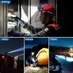 Rechargeable Led Headlamp 2Pack, 99000 Lumen Super Bright Head Lamp with 3 Modes & 90° Adjustable, Brightest Headlamp 30H Long Runtime, Powerful Waterproof Headlamps for Adults Camping